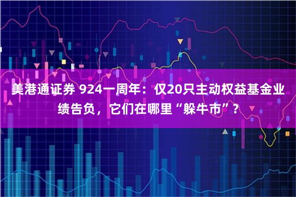 美港通证券 924一周年：仅20只主动权益基金业绩告负，它们在哪里“躲牛市”？