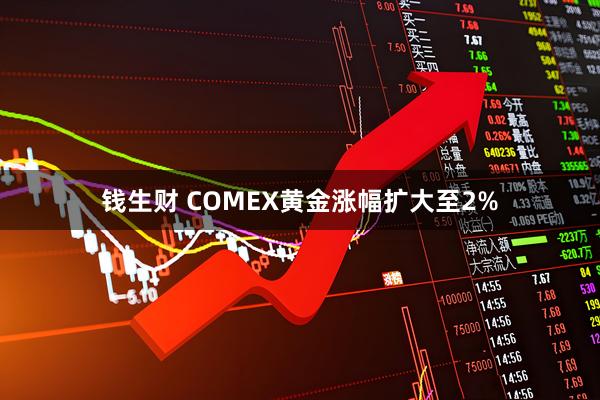 钱生财 COMEX黄金涨幅扩大至2%